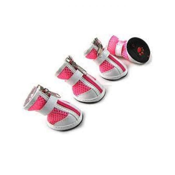 Waago Dog Shoes, Size-3, Pink