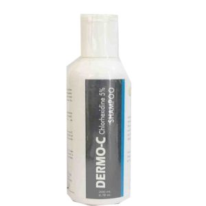 Dermo-C Chlorhexidine 5% Shampoo 200Ml