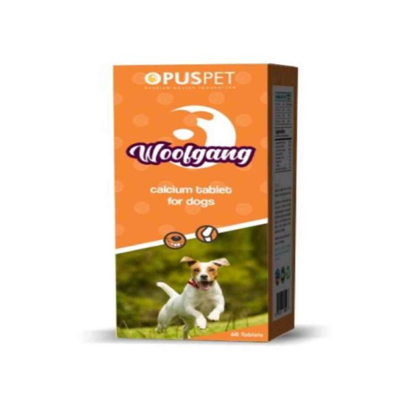 Opuspet Woofgang Calcium Tablets For Dogs – 60 Tablets