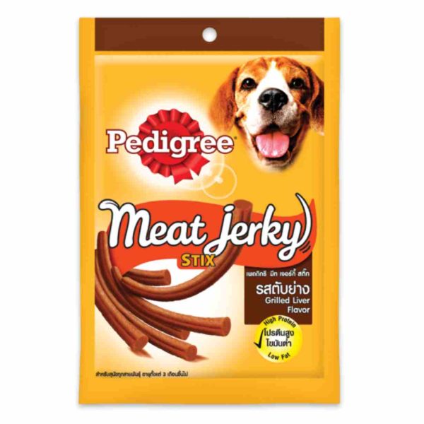 Pedigree Treat with Meat Jerky Stix Grilled Liver for Adult Dog, 60 gm