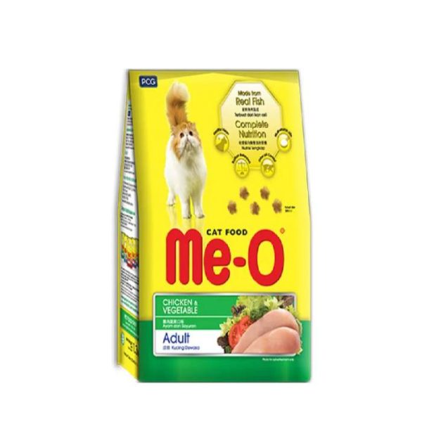 Me-O Adult Dry Cat Food Chicken and Vegetables, 450 gm