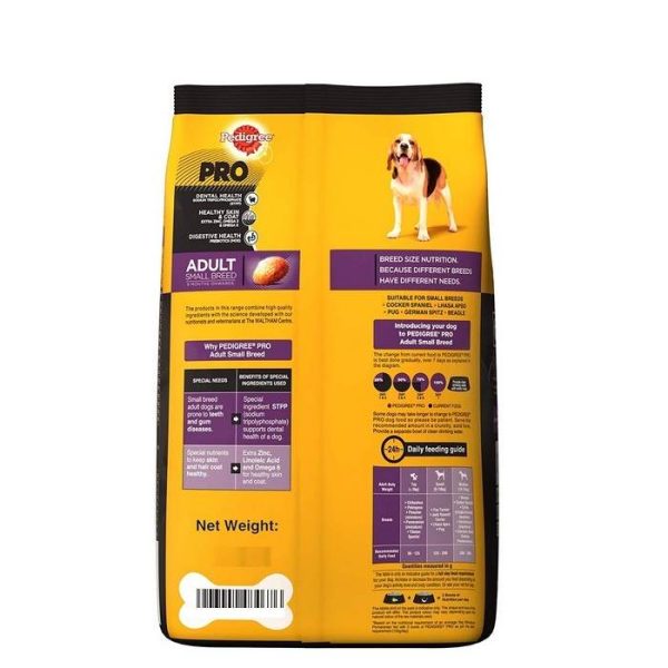 Pedigree Pro Expert Nutrition Adult Small Breed Dry Food, 1.1 kg