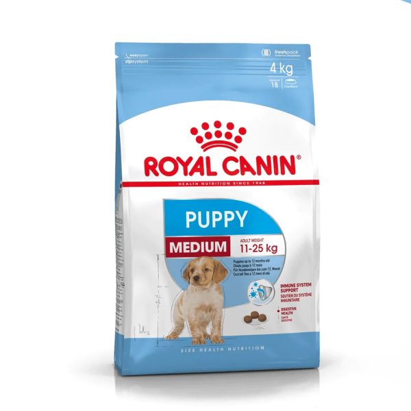 Royal Canin Medium Puppy Dry Dog Food, 4Kg