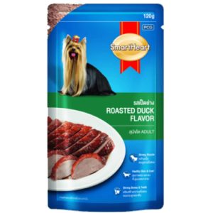 SmartHeart Roasted Duck in Gravy Adult Dog Food, 80 gm