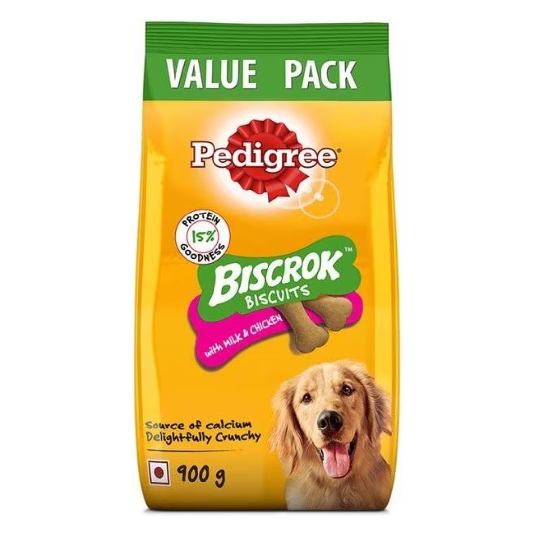 Pedigree Biscrok Biscuits Dog Treat Chicken Flavour, 900gm