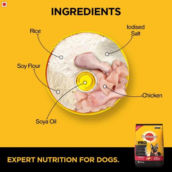 Pedigree Professional Active Expert Nutrition for Adult Dog Food ,20 kg