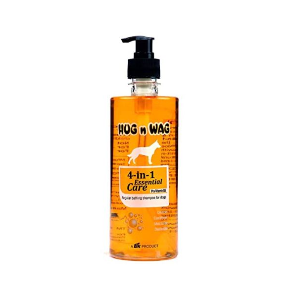 Hug n Wag 4-in-1 Essential Care Regular bahing shampoo for Dog 200 ml