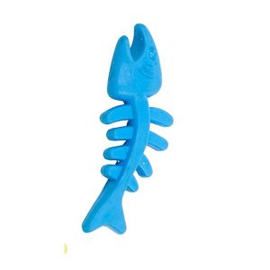 Pet Paw Rubber Fish BoneToy for Dog and Cat