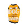 Bon Chien Dog T-Shirts(My Dog is Not a Pet My Dog is My Family) 18 Inch- Orange