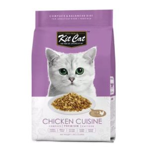 Kit Cat Premium Chicken Cuisine Chicken Dry Adult Cat Food 1.2 kg