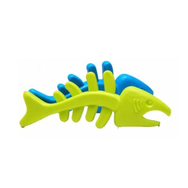 Pet Paw Rubber Fish BoneToy for Dog and Cat