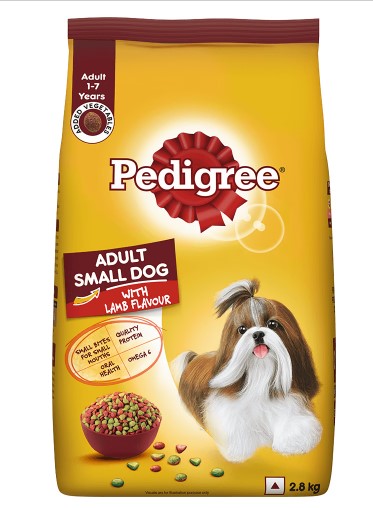 Pedigree Lamb Flavour and Vegetable for Adult Small Dog, 2.8kg