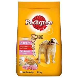 Pedigree Puppy Chicken and Milk Dry Dog Food, 5.5kg