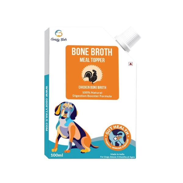 Goofy Tails Chicken Bone Broth for Dogs and Puppies Pack 100ML