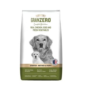 Signature Grain Zero Real Chicken, Eggs and Fresh Vegetables Starter Mother & Puppy Dry Food for Dog 3kg