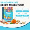 Waago Grain Free Chicken and Vegetables Fresh Food for all Breed Dog 300gm x 5 pack