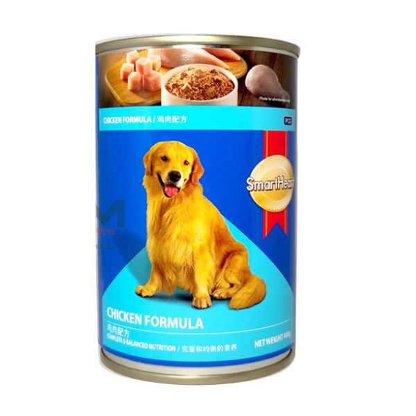 SmartHeart Chicken Flavor Canned Wet Food for Adult Dog 400gm