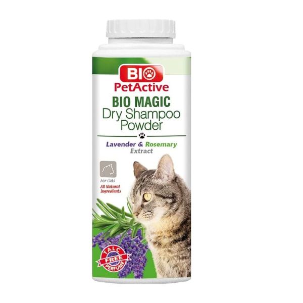 Bio Pet Active Bio Magic Dry Shampoo Powder For Cat 150 gm