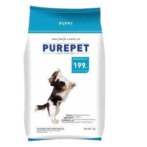 Purepet Chicken & Veg Puppy Dry Food 1Kg