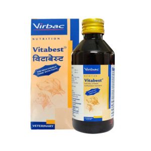 Virbac Vitabest Vitamin & Supplement for Cats and Dogs – 150 ml