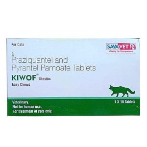 Savavet Kiwof Cat Deworming Tabs for Cat 10×1