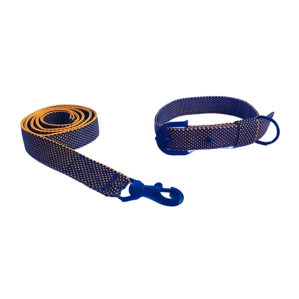 Bon Chien Classic Collar and Leash Set for Dogs 1.25inch