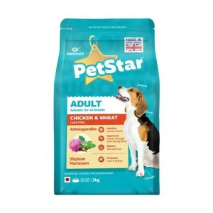 Mankind’s Petstar Dry Dog Food – Chicken & Wheat, For Adults Dog, 3 kg