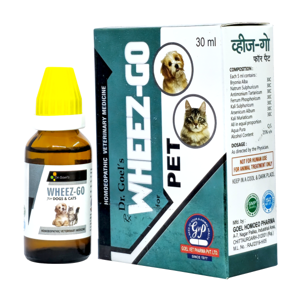 Dr.Goel’s WHEEZ-GO for pets 30ml