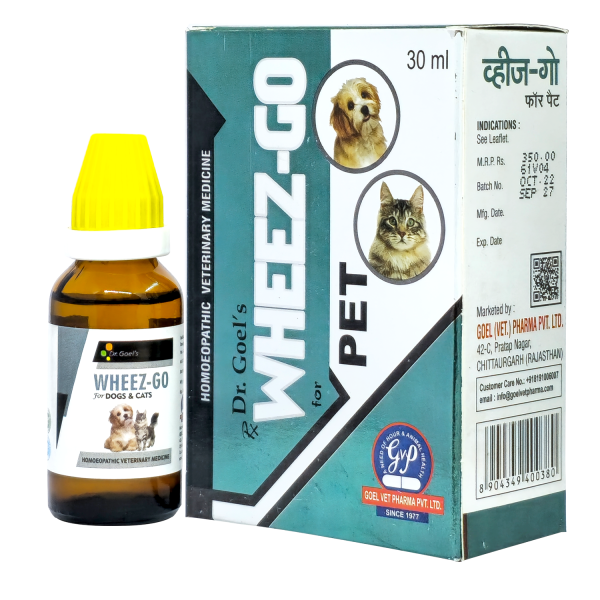 Dr.Goel’s WHEEZ-GO for pets 30ml