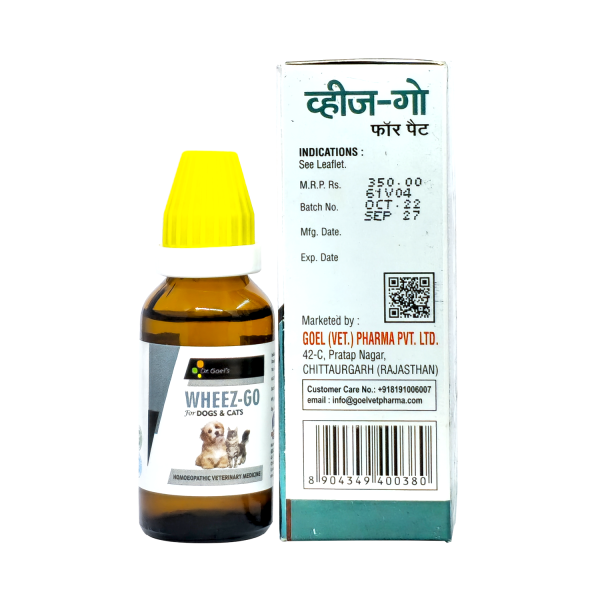 Dr.Goel’s WHEEZ-GO for pets 30ml