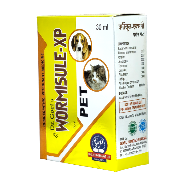 Dr.Goel’s WORMISULE XP for pets 30ml