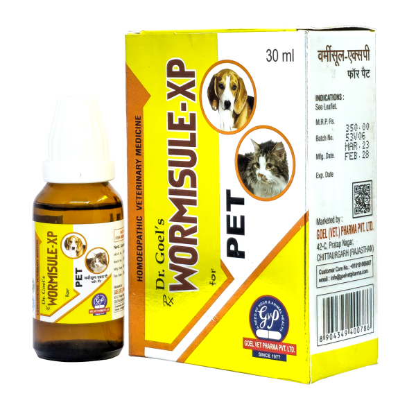 Dr.Goel’s WORMISULE XP for pets 30ml