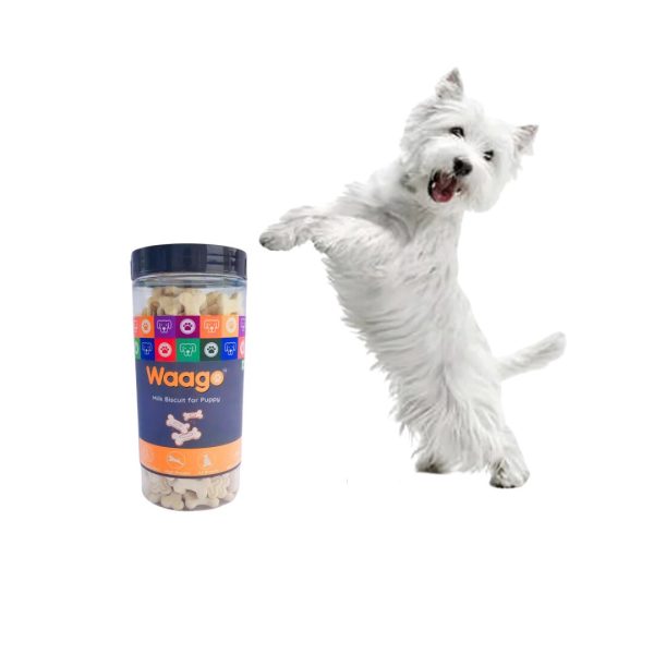 Waago Milk flavour Biscuits For Puppy dog- 300gm