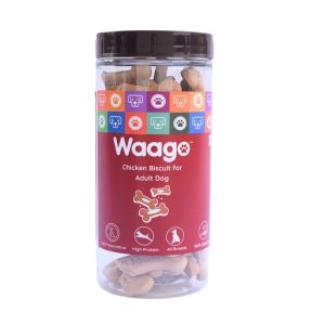 Waago Chicken flavour Biscuits For Large dog- 300gm