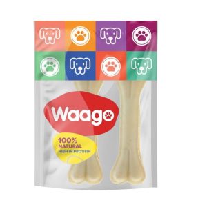 Waago Dog Chew Bone for Medium and Large Dogs 8 inch – 2 Bone