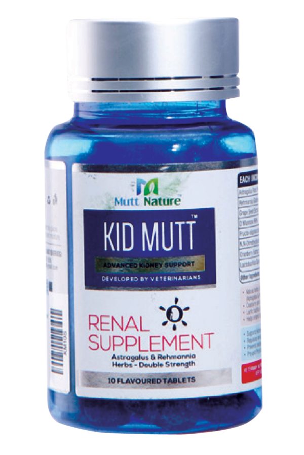 MUTT NATURE  Advanced Kidney Support Formula  KID MUTT 10’S