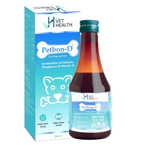Vet Health Petbon-D Calcium Syrup Supplement for Pets 200ml